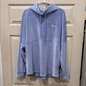 PINK Victoria's Secret Light Blue Hoodie